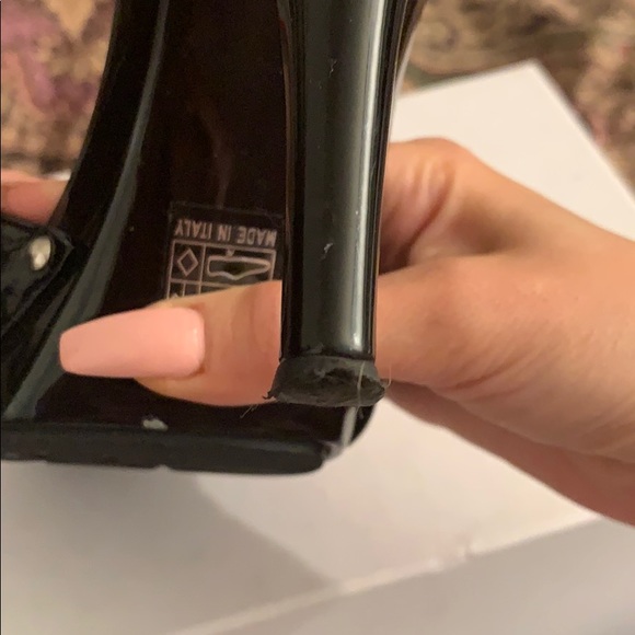 CHRISTIAN DIOR Black High Heel Sandal - Picture 5 of 8